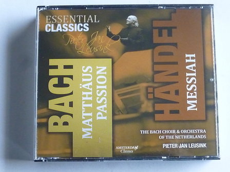 Messiah H&auml;ndel &amp; Matth&auml;us Passion - Bach / Pieter Jan Leusink (4 CD)