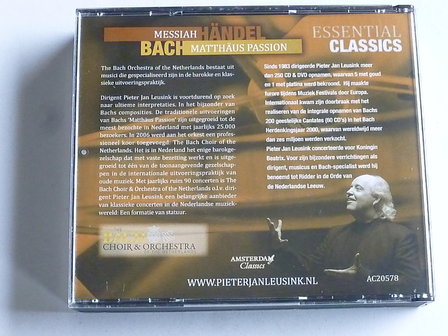 Messiah H&auml;ndel &amp; Matth&auml;us Passion - Bach / Pieter Jan Leusink (4 CD)