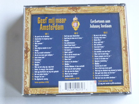 Johnny Jordaan - Geef mij maar Amsterdam / Eerbetoon aan J. Jordaan (3 CD)