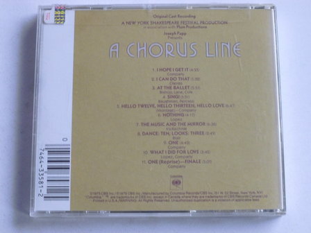 A Chorus Line - Original Cast Recording