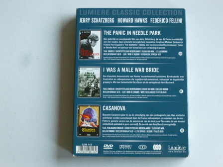 Lumiere Classic Collection- panic in needle park, casanova, male war bride (3 DVD)