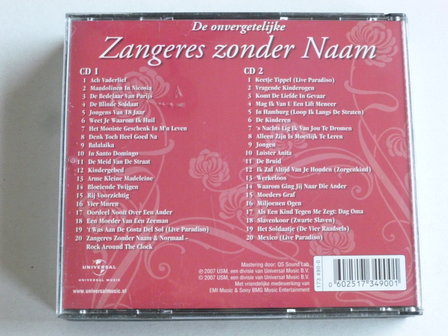 De Onvergetelijke Zangeres zonder Naam (2 CD)