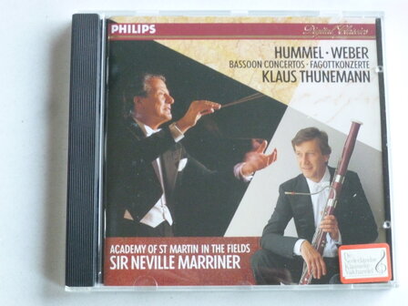 Weber - Bassoon Concerto , Hummel - Grand Concerto / Klaus Thunemann, Marriner