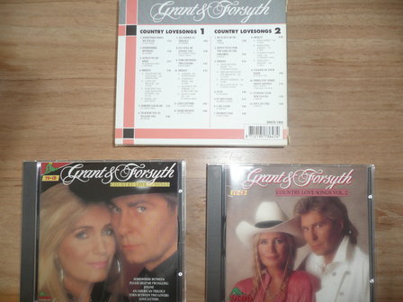 Grant &amp; Forsyth - Country Love Songs 1 &amp; 2 Dubbel CD