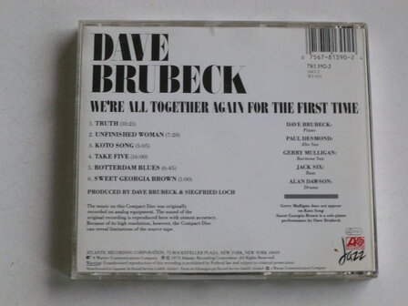 Dave Brubeck - We&#039;re all together again for the first time