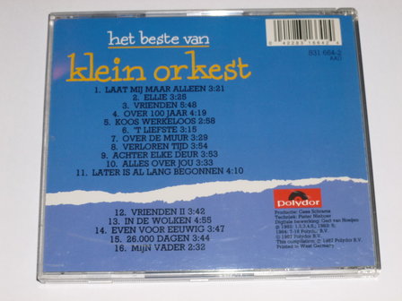 Het beste van Klein Orkest