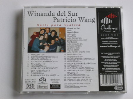 Winanda del Sur / Patricio Wang - Suite para Violeta (SACD) challenge