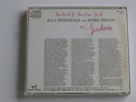 Ella Fitzgerald and Andre Previn - Do Gershwin (japan)