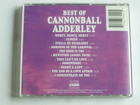 Cannonball Adderley - Best of (curb records)