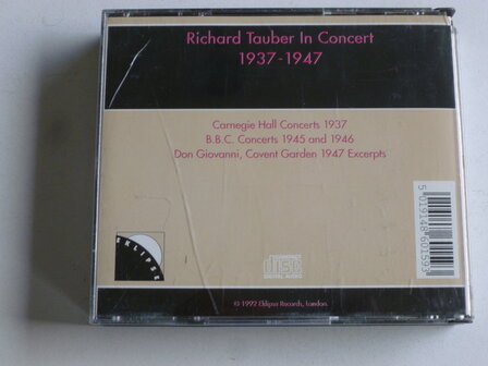 Richard Tauber in Concert 1937 - 1947 (2 CD)