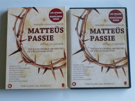 Bach - Matte&uuml;s Passie / The Bach Choir &amp; Orchestra , Leusink (2 DVD)