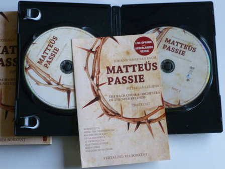 Bach - Matte&uuml;s Passie / The Bach Choir &amp; Orchestra , Leusink (2 DVD)