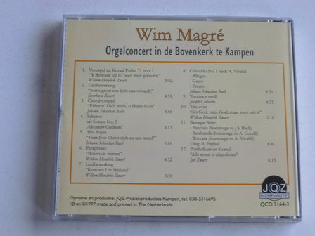 Wim Magre - Orgelconcert in de Bovenkerk te Kampen