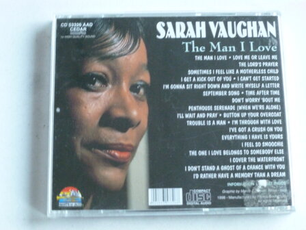 Sarah Vaughan - The man i love