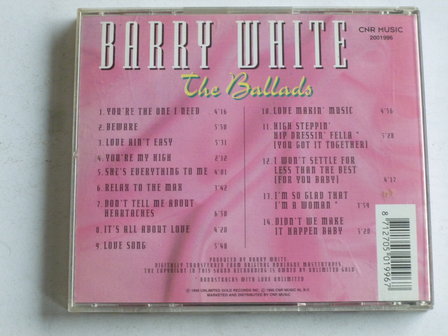 Barry White - The Ballads