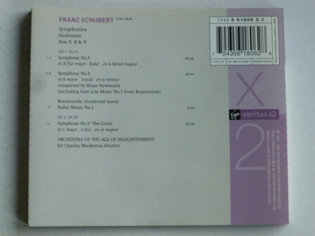 Schubert - Symphonies 5,8 &amp; 9 / Sir Charles Mackerras (2 CD)