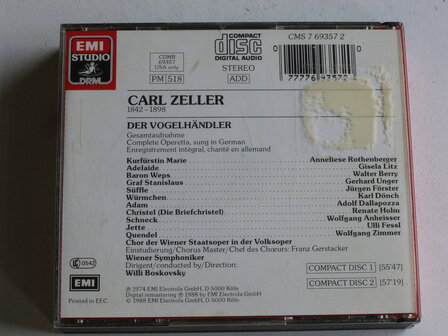 Zeller - Der V&ouml;gelhandler (2 CD)