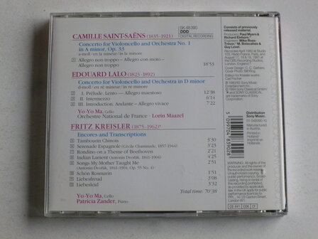 The Romantic Album / Saint-Saens, Lalo, Kreisler - Yo-Yo Ma