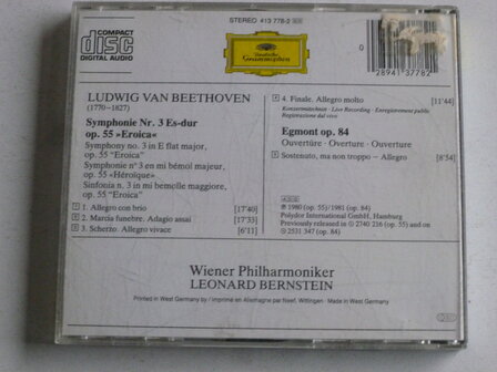 Beethoven - Symphonie 3  / Leonard Bernstein