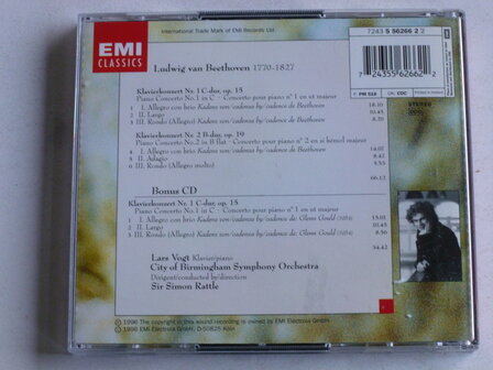 Beethoven - Klavierkonzerte 1 &amp; 2 / Lars Vogt, Simon Rattle (2 CD)