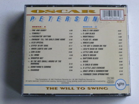 Oscar Peterson - The will to Swing (2 CD)