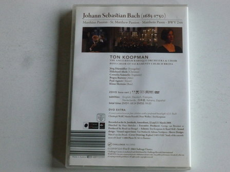 Bach - Matth&auml;us Passion / Ton Koopman (2 DVD)