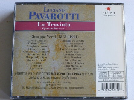 Pavarotti - Verdi La Traviata (2 CD)