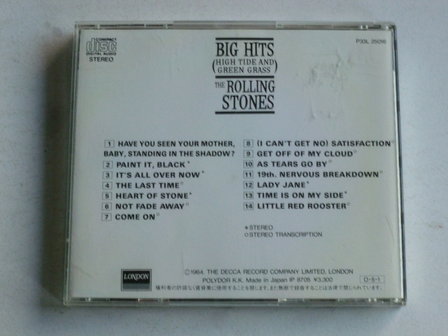 The Rolling Stones - Big Hits / High tide and green grass (japan)