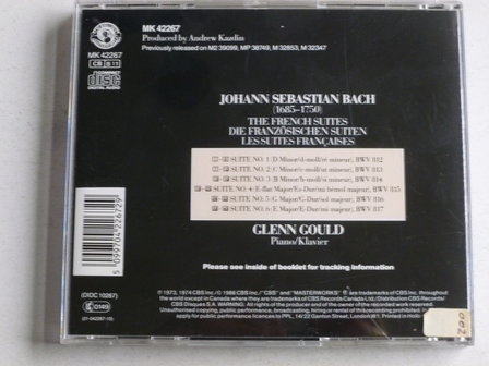 Bach - The French Suites / Glenn Gould 