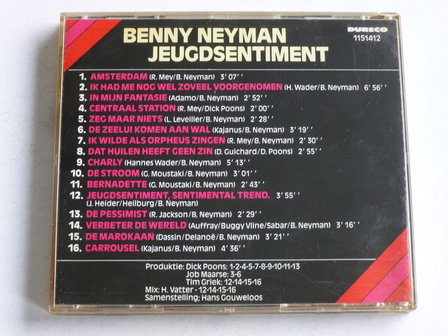 Benny Neyman - Jeugdsentiment