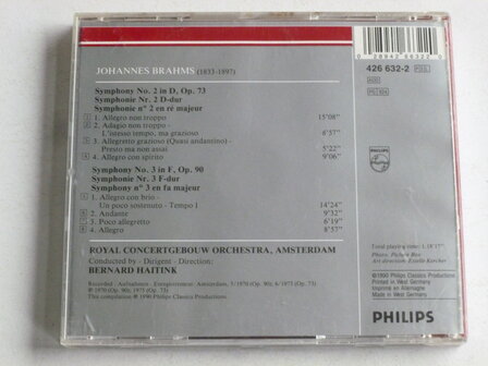 Brahms - Symphonies 2 &amp; 3 / Bernard Haitink