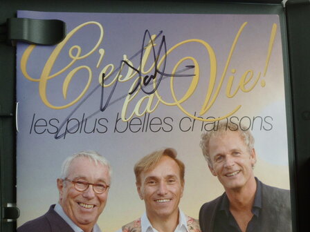 C&#039; est la Vie! - Les plus belles Chansons/ Louis van Dijk, P. Elan, Cor Bakker (DVD) gesigneerd