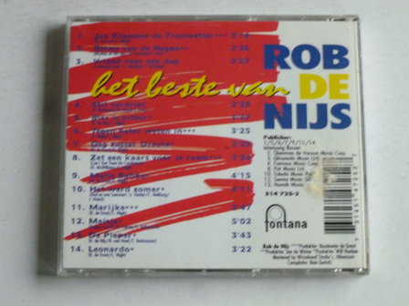 Rob de Nijs - Het beste van (fontana)