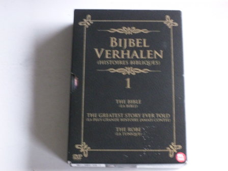 Bijbel Verhalen 1 - The Bible, the greatest story ever told, The Robe (3 DVD)