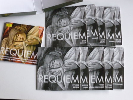 Requiem - Mozart, Biber, Brahms, Verdi, Puccini Faure, Berlioz, Durufle, Dvorak, Britten (10 CD)