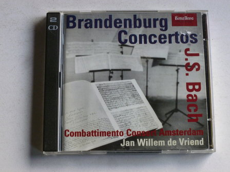 Bach - Brandenburg Concertos / Combattimento Consort  Jan Willem de Vriend (2 CD)