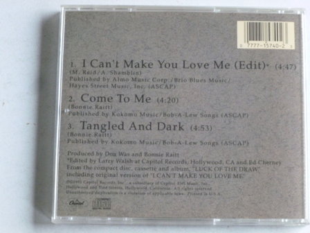 Bonnie Raitt - I can&#039;t make you love me (cd single)