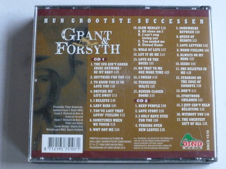 Grant &amp; Forsyth - Hun grootste Successen (2 CD)