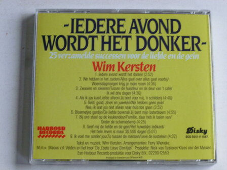 Wim Kersten - Iedere avond wordt het donker