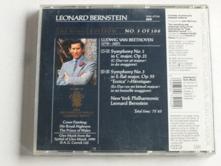 Beethoven - Symphonies 1 &amp; 3 / Leonard Bernstein