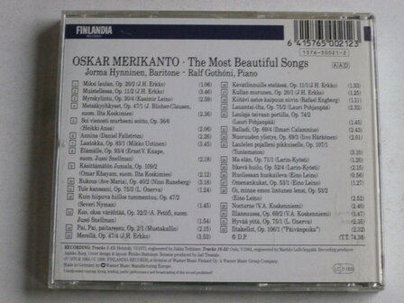 Oskar Merikanto - The most beautiful songs / Jorma Hynninen