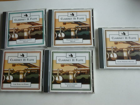 Chopin, Mozart, Handel &amp; Schubert - Clarinet &amp; Flute (5 CD)