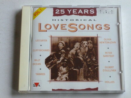 25 Years Historical Love Songs vol. 1