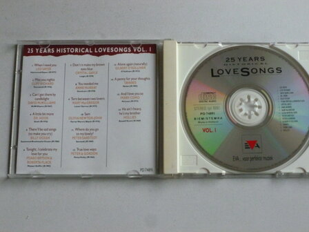 25 Years Historical Love Songs vol. 1