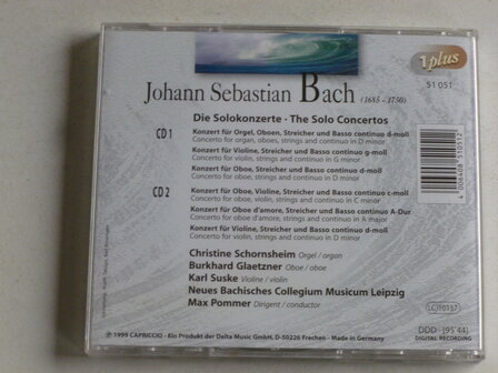 Bach - Solokonzerte / Max Pommer (2 CD)