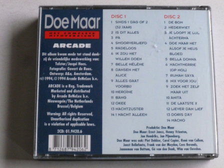 Doe Maar - Het Complete Hit Overzicht (2 CD)