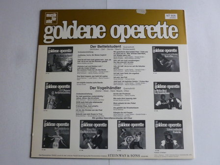 Goldene Operette - Der Bettelstudent, Der Vogelh&auml;ndler (LP)