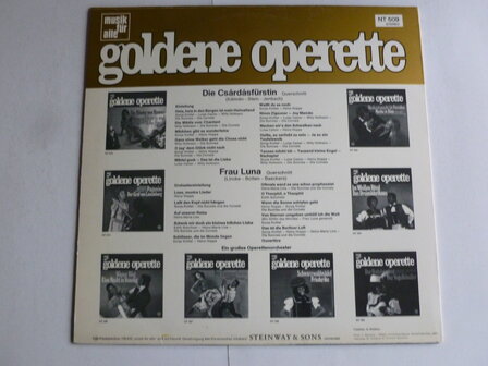 Goldene Operette - Die Csardasf&uuml;rstin, Frau Luna (LP)