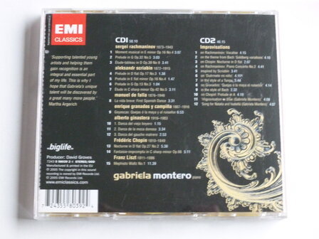 Gabriela Montero - Piano Recital (2 CD) gesigneerd