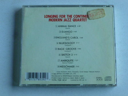 Modern Jazz Quartet - Longing for the Continent (Japan)